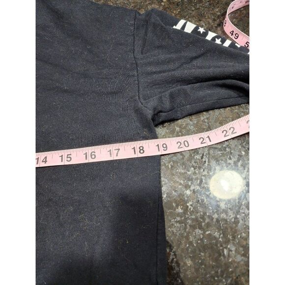Divided H&M NYC Long Sleeve Black Cotton T-Shirt in Women's XS - Picture 6 of 7